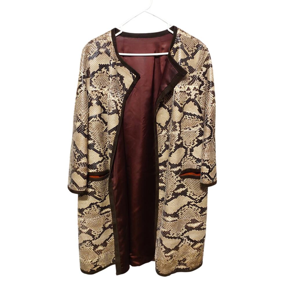 Real Genuine Python Leather Jacket - image 1